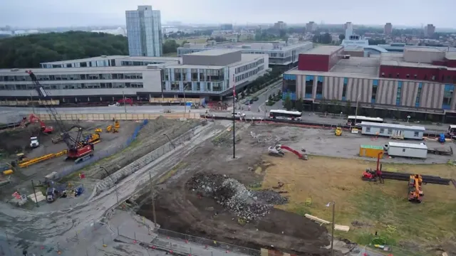 Steel frame & core